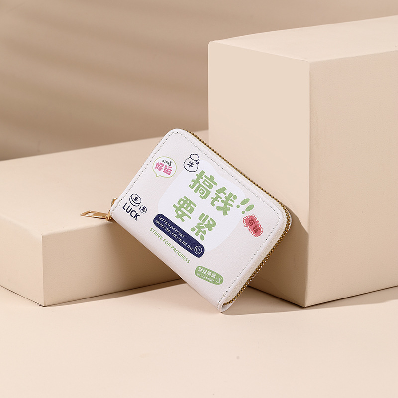 Titular de la tarjeta anti-desmagnetizante tarjeta bancaria linda de las mujeres tarjeta de crédito estudiante monedero multi-funcional multi-Tarjeta titular de la tarjeta de alta gama