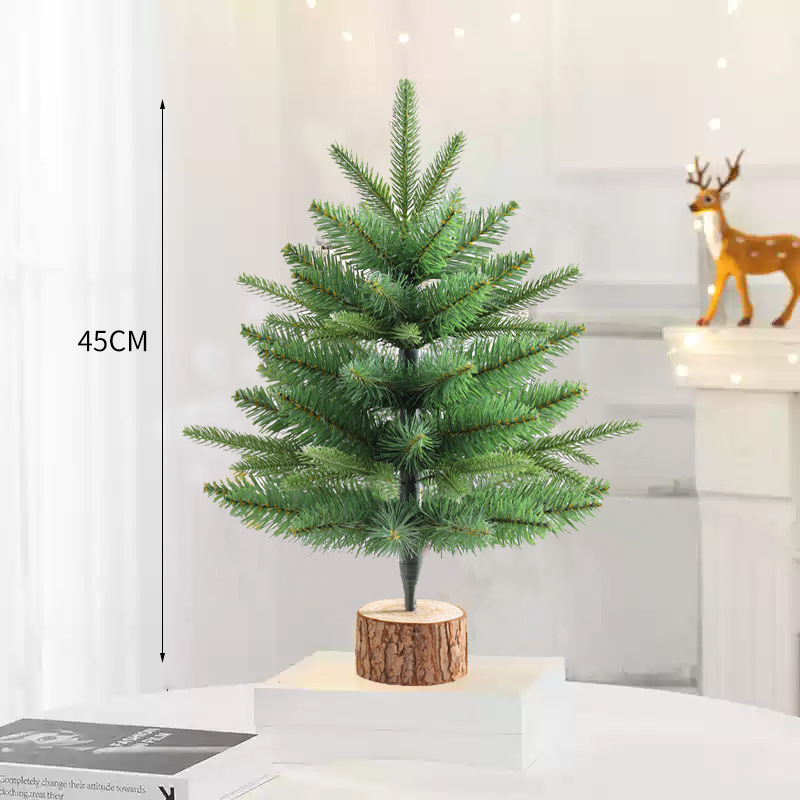 2025 新しい小さなクリスマスツリークリスマス装飾デスクトップ装飾品シーンレイアウトホームミニシミュレーションツリー|undefined