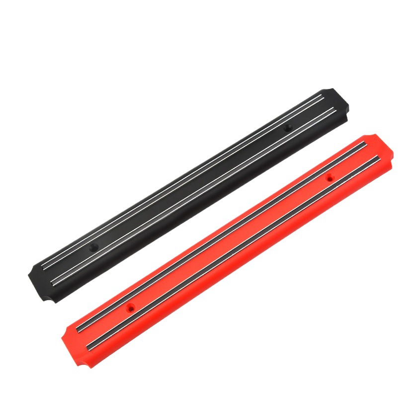 Nueva tira magnética de plástico cuchillo de cocina estante de almacenamiento de imán montado en la pared cuchillo titular cuchillo rack de almacenamiento en stock