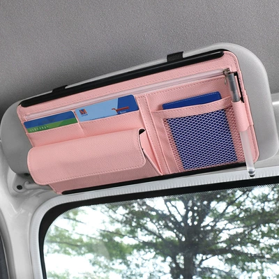 Car Glasses Clip/Bill Clip – Sun Visor Storage Box, Multifunctional