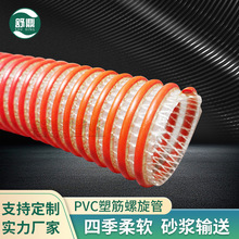 供应PVC螺旋管加线塑筋软管 纤维增强管螺旋机床机械塑筋波纹管