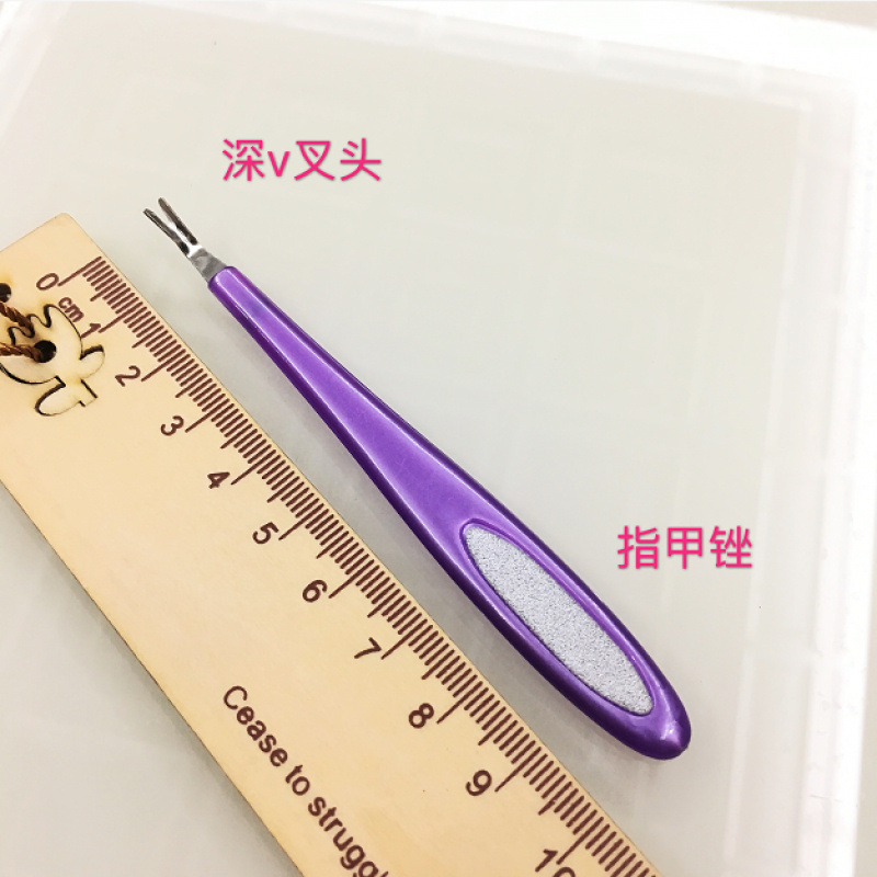 Exfoliating manicure tools set for nails for hands for manicure