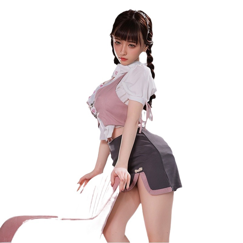 Juheng oferta especial simulación entidad humana muñeca no inflable adulto suministros masturbación masculina sexo cabeza de silicona doble agujero