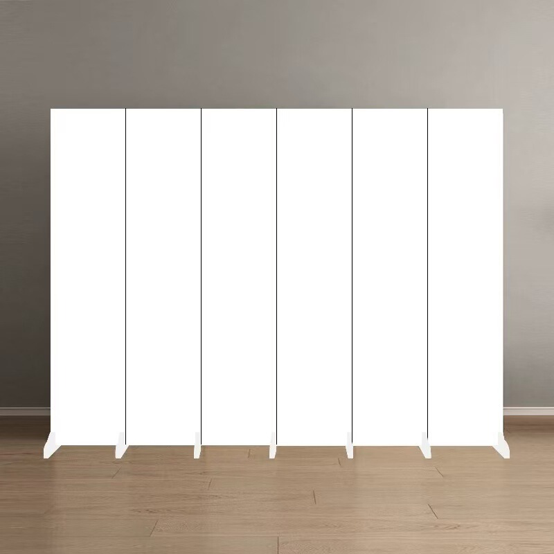 Pure White Simple Modern Screen Partition Living Room Office Shelter Curtain Rental Room Beauty Salon Folding Mobile Screen Pure White Simple Modern Screen Partition Living Room Office Shelter Curtain Rental Room Beauty Salon Folding Mobile Screen