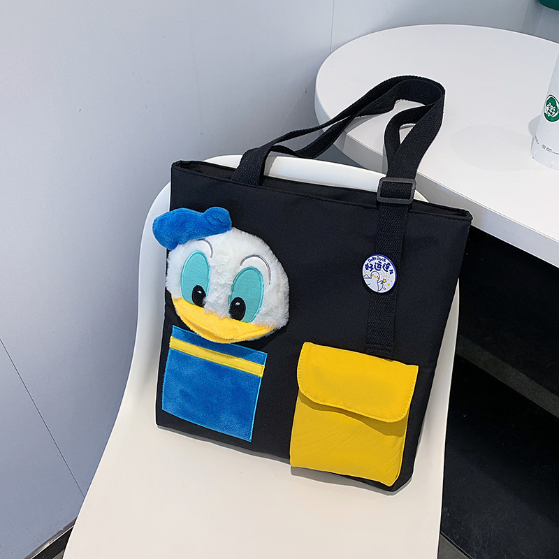 Capacious one-shoulder bag
