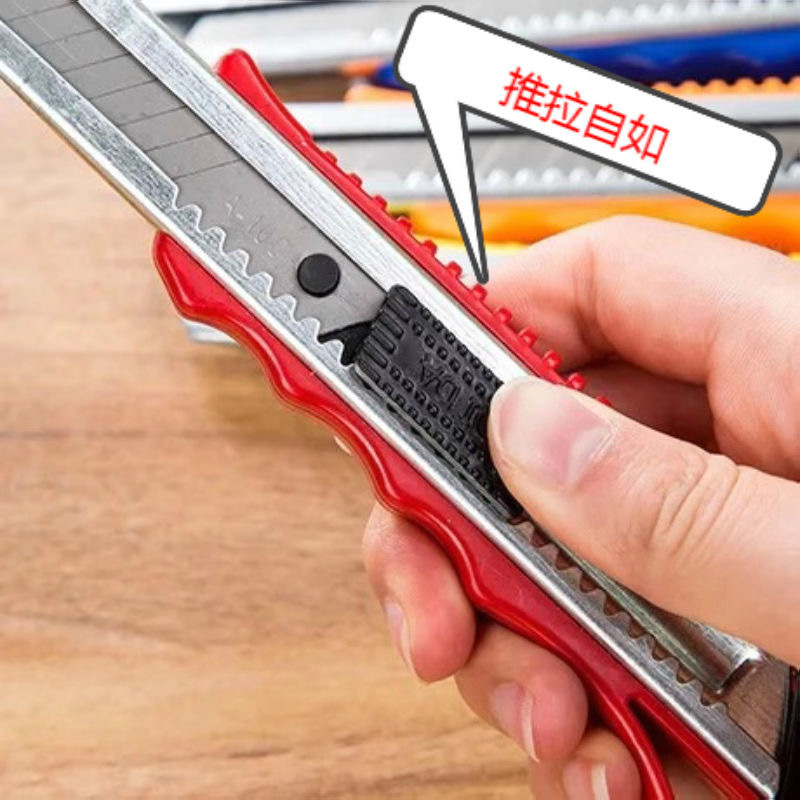 Arte cuchillo grande papel pintado cuchillo metal espesado película papel pintado cuchillo hecho a mano papel corte herramienta cuchillo partido expreso