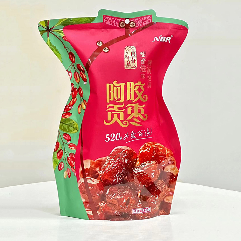 Starred Astragalus Jujube Honey Jujube Red Date Independent Small Packaging Office Leisure Snacks Wedding Celebration Candy Bag