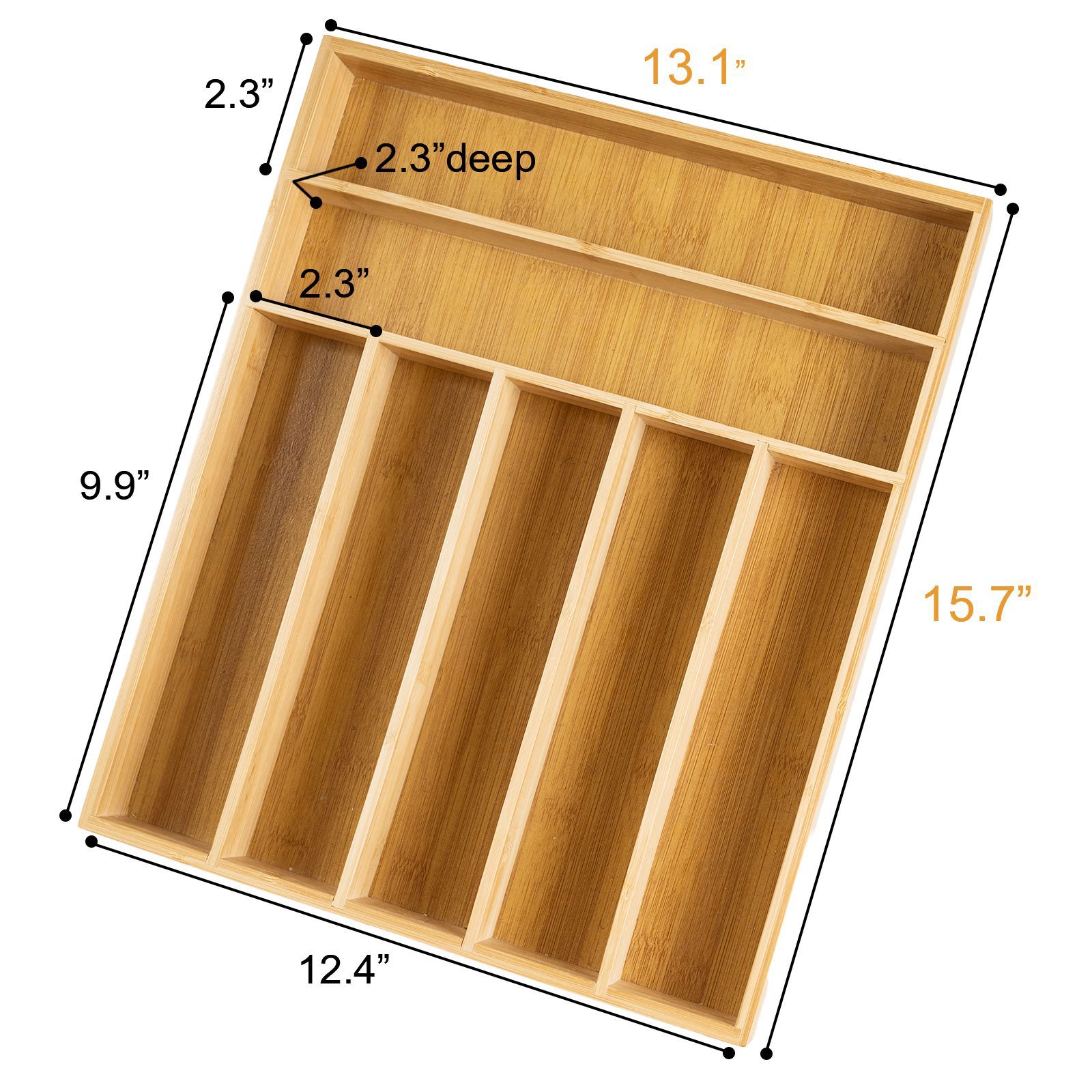 Caja de almacenamiento 005 7 cuadros color natural