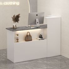 收银台吧台前台小型店铺女装店服装店柜台美容院按摩店新款收银柜