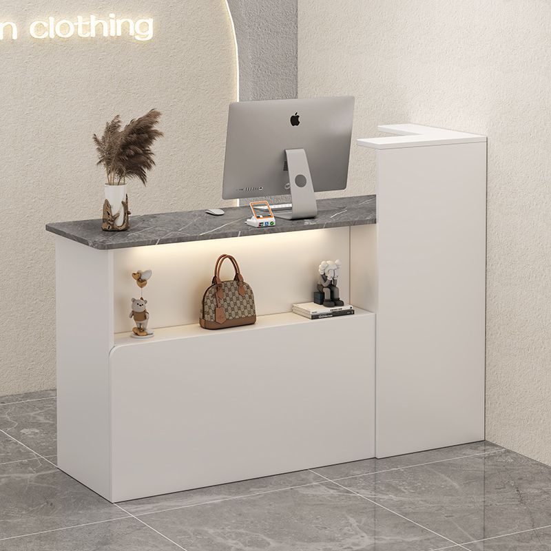 收银台吧台前台小型店铺女装店服装店柜台美容院按摩店新款收银柜