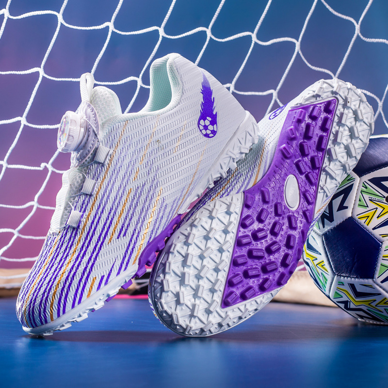 Zapatos de fútbol transfronterizos de alto perfil para hombres TF zapatos de entrenamiento antideslizante transpirables para niños zapatos de césped profesionales para estudiantes image 9