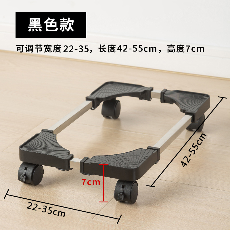 Ordenador anfitrión soporte móvil tamaño ajustable universal altura creciente base escritorio chasis soporte universal rueda al por mayor