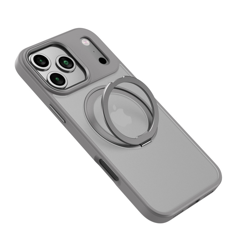 iPhone17promax磁気電話ケースApple 16保護カバーに適したクロスボーダーホットセール360回転スタンド|undefined