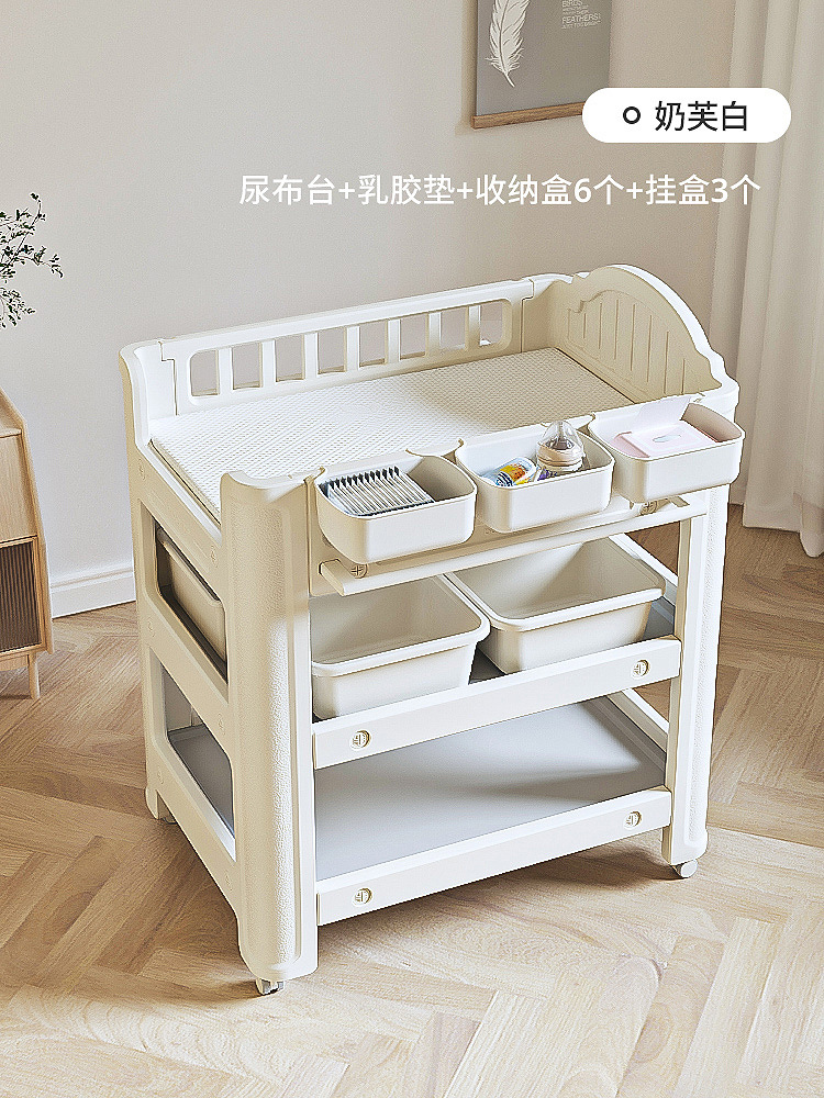 Babyviva pañales para bebés mesa de cuidado de toque para bebés cama de baño móvil para recién nacidos image 17