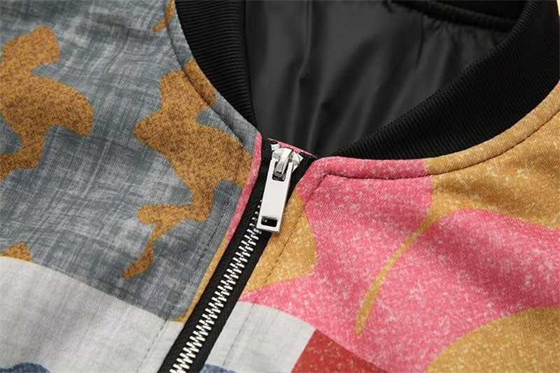 Women's clothing 2024 summer new style contrasting short casual jacket_voghion.com