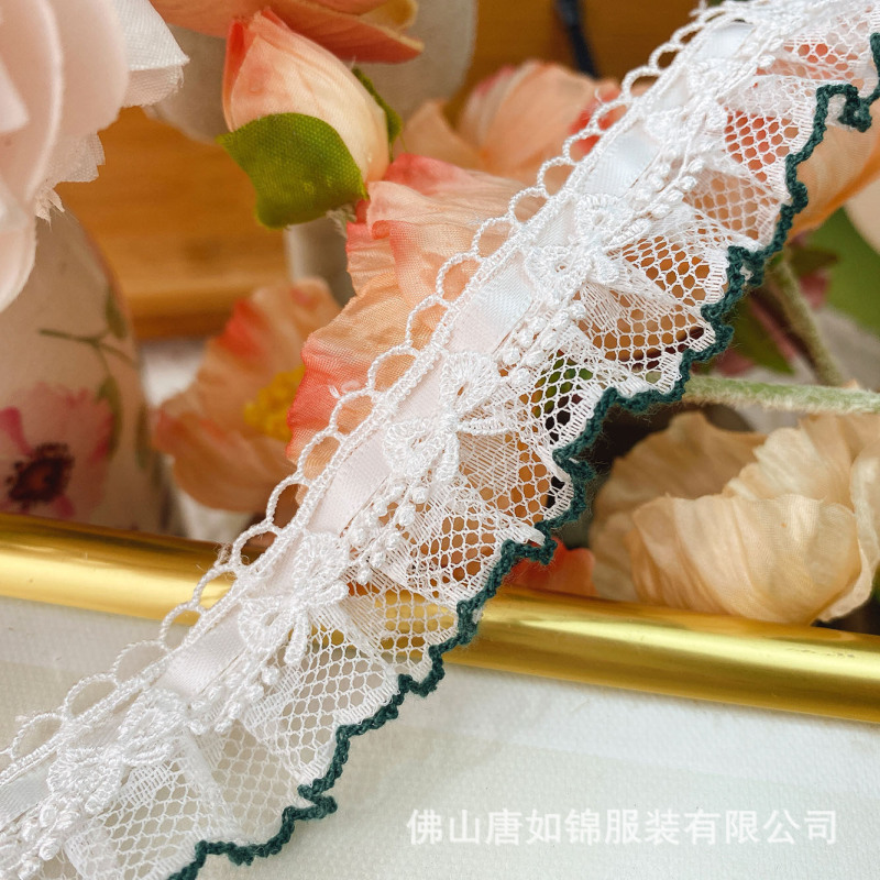 唐如锦花边 2.5厘米宽甜美蕾丝礼品包装裙边服装玩具装饰花边材料|undefined