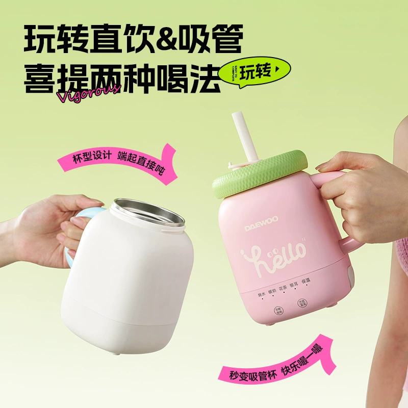 大宇 [养生壶办公室小型mini花茶煮茶器一人养生杯家用多功能烧水壶]