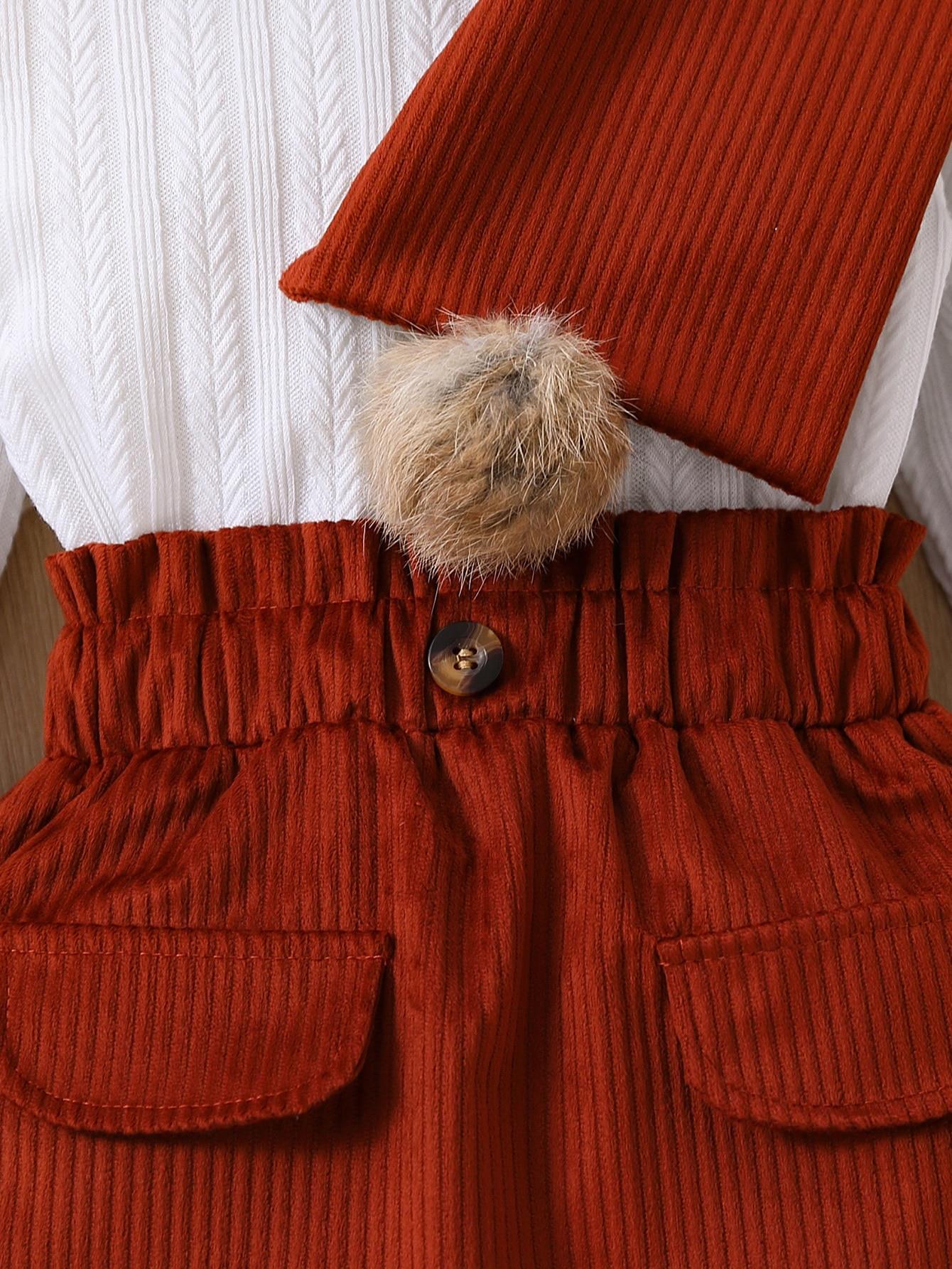 Completo bimba moda gonna maniche lunghe sciarpa e basco in lana_voghion.com