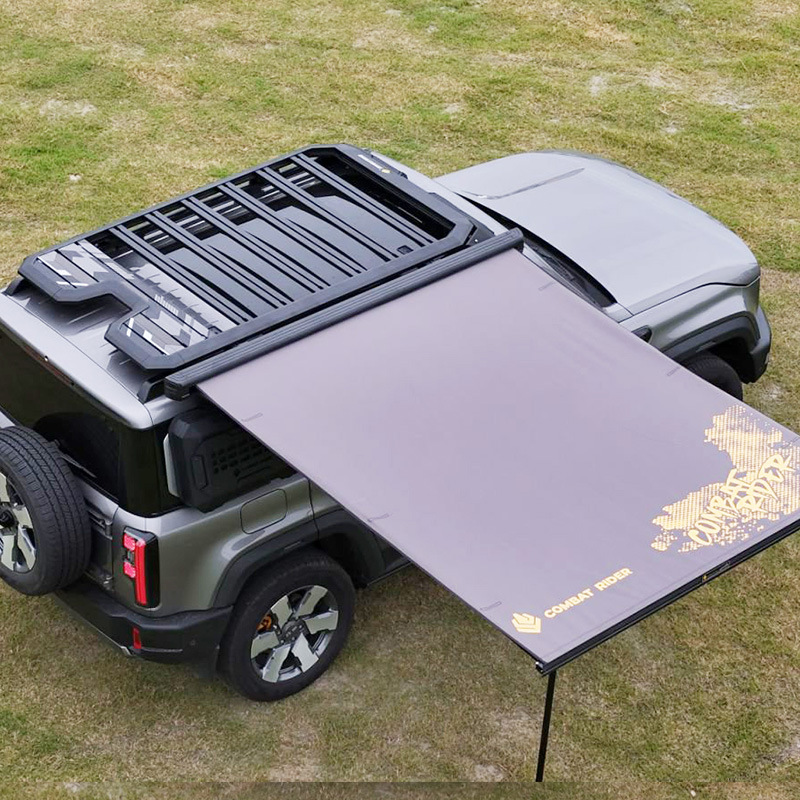 Beijing BJ40 roof rack side ladder schoolbag side account explorer car modified aluminum alloy roof platform