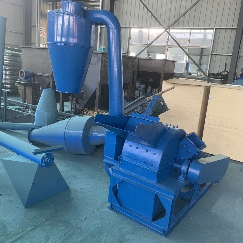 圆木树枝粉碎机 竹胶板废旧木材粉碎机食用菌木屑机 菇木粉碎机