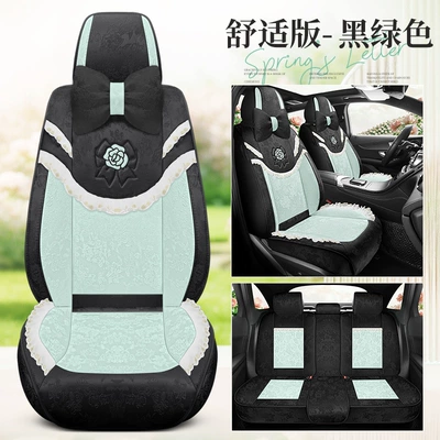 Universal seat cover – Cushions Wholesale Cross-Border Export - black-green-comfort-version-universal