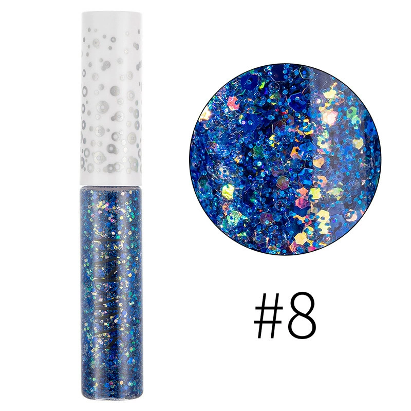 Cross -border explosive product Handaiyan Children's Day stage performance makeup dream shiny sequins fantasy eye shadow eyeliner