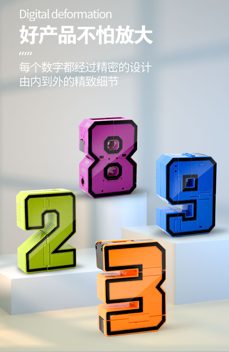 儿童数字变形玩具超大符号数字创意变形合体机器人亲子互动玩具-阿里巴巴