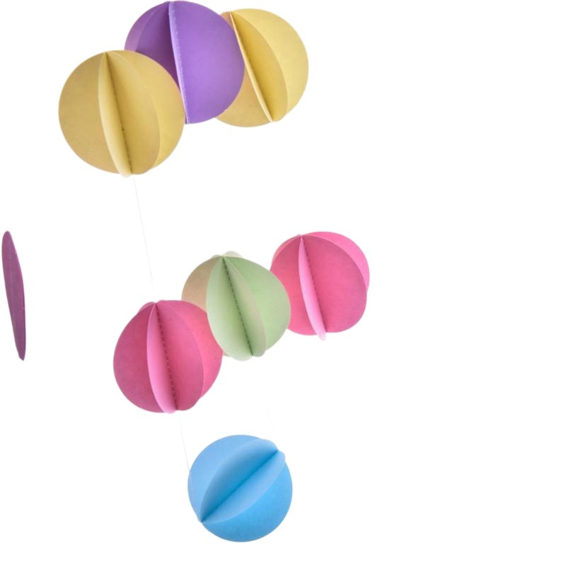 Estrella de cinco puntas en forma de corazón guirnalda colgando cuerda boda cumpleaños ESTRELLA DE Navidad colgante decoración cadena de papel tridimensional tire bandera colgante Adorno