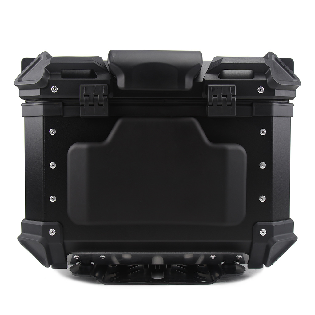 Mojiwei aluminum alloy tail box backrest 36L/45L/55L/65L trunk back cushion motorcycle cushion