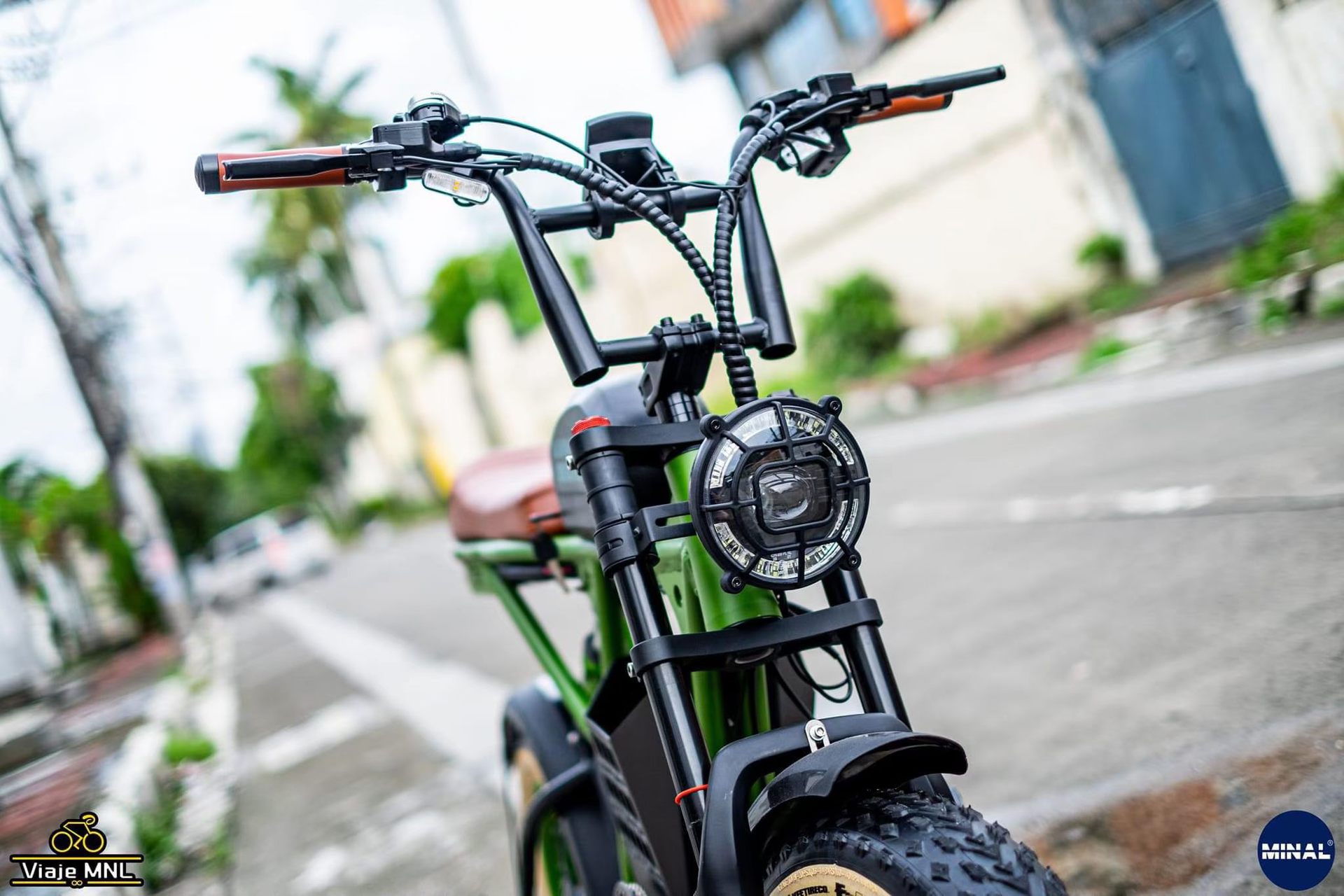 MINAL 20inch Fat Tire Retro Electric Motorcycle Off-road Beach Lithium Battery Long Range Electric Assist Bike