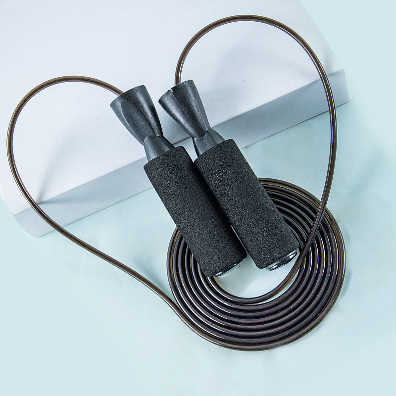 6565 examen de entrada de la escuela secundaria prueba física entrenamiento saltar cuerda estudiante deportes competencia prueba entrenamiento cuerda de alta velocidad con mango de manga de esponja