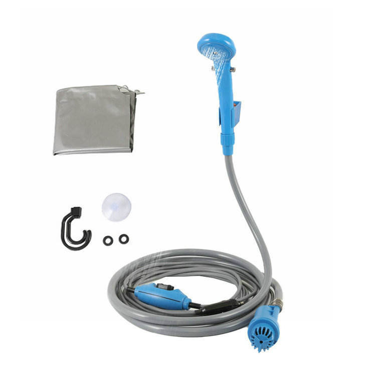 新款跨境车载淋浴器12V 24V便携式洗澡神器户外野营自驾装备汽车|undefined