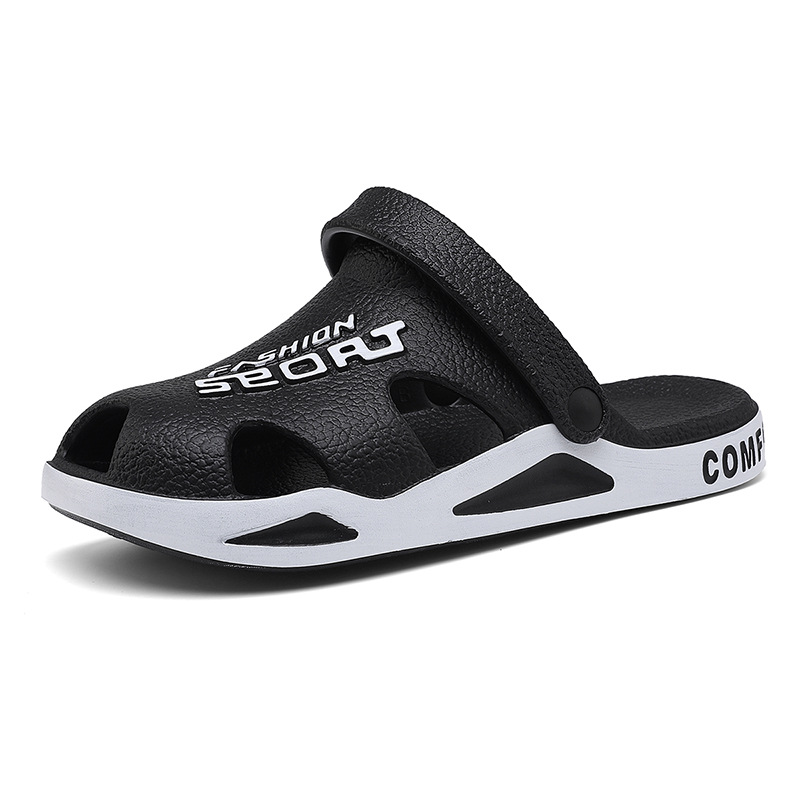 2025 nueva tendencia transfronteriza para hombres zapatos agujeros caseros al aire libre cómodos sandalias casuales ligeras al por mayor
