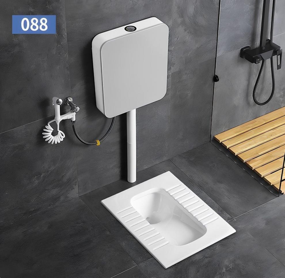 Kindergarten squat toilet water tank, children's colorful cartoon apple bear, Nusby penguin, sensor water pump, ceramic undefined