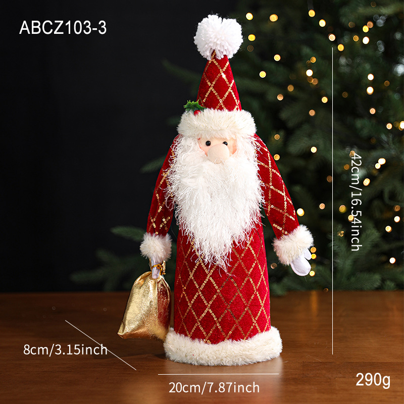 Espuma roja transfronteriza adornos navideños colgantes de árbol de Navidad dorados esquinillas de alta calidad tela de perla decoración de atmósfera