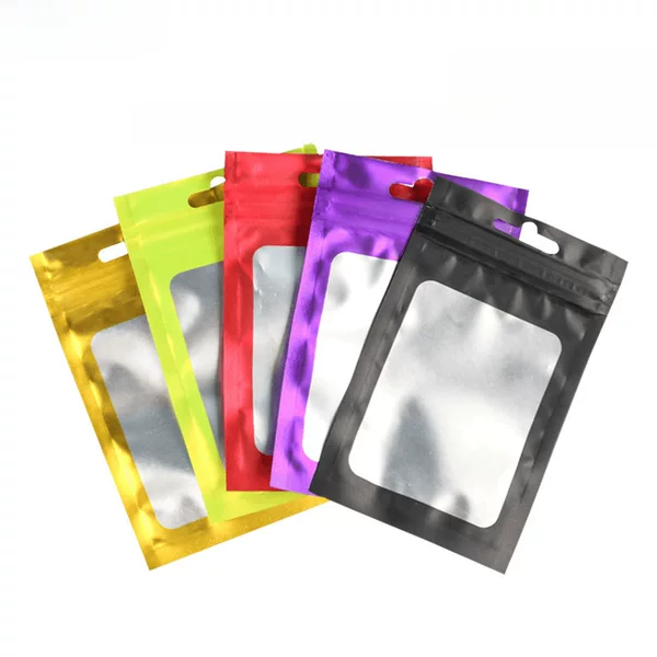 Nail art supplies wear nail tool bag packaging bag frosted plastic bag nail art self-sealing bag manufacturers wholesale tool bag