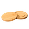 Japanese -style bamboo wood cushion desktop protective thermal cushion cushion hot and cold drink wood insulation pad home desktop