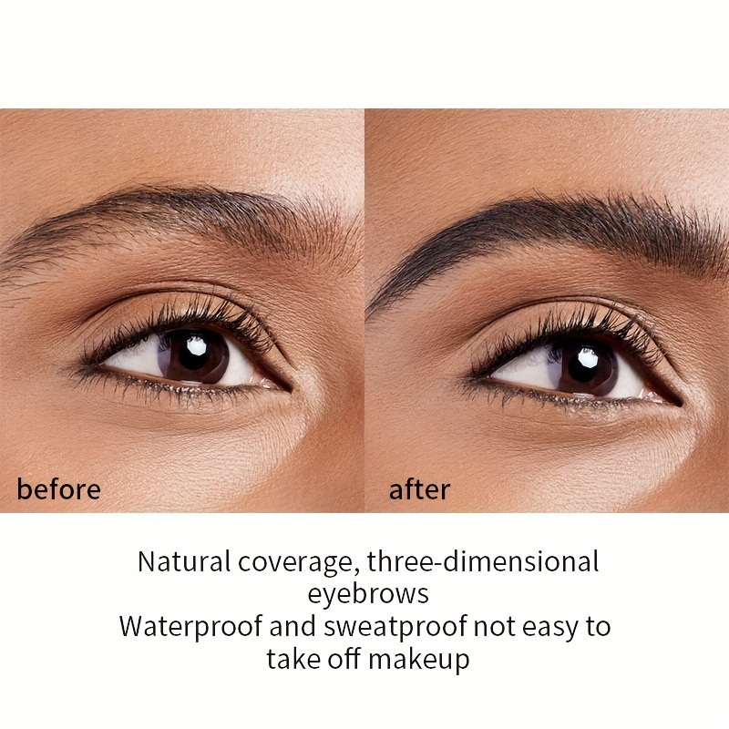 USHAS Europa y los Estados Unidos transfronterizos spot crema de cejas duradero no se quita maquillaje impermeable anti-transpiración natural no mareado TP306