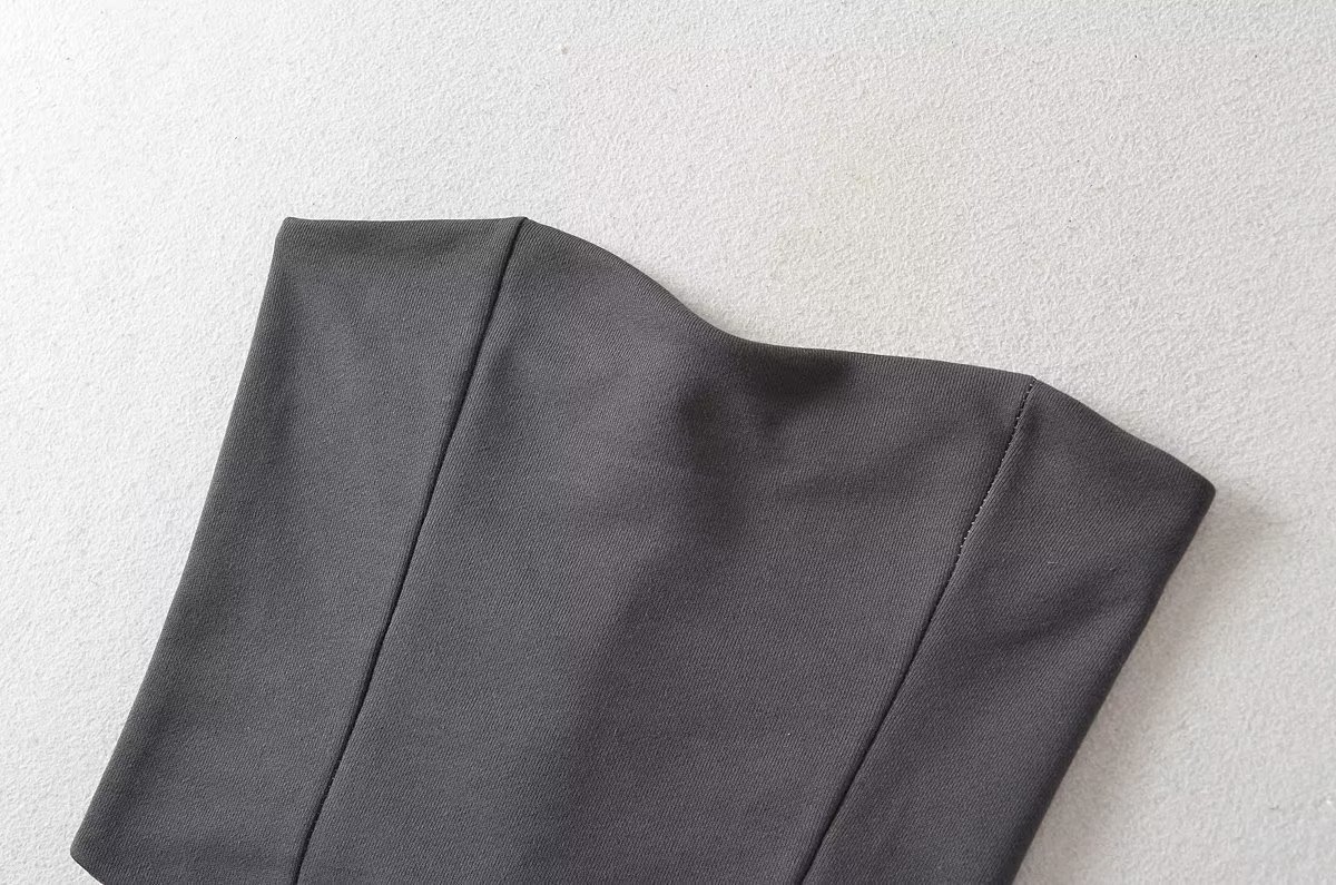 280g Weight Sleeveless Sleeve Length Spandex, Polyester Fabric Type Skirt Co-ord Set Sets Type 2 Pieces Set Quantity Daily, Date, Bar Occasion Strapless Neckline Slim Fit Type Solid Color Pattern Summer Season Women's Gender Zipper Design Sexy Style Daily Date Bar Women's Sexy Solid Color Spandex Polyester Zipper Skirt Co-ord Set Skirt Sets 13