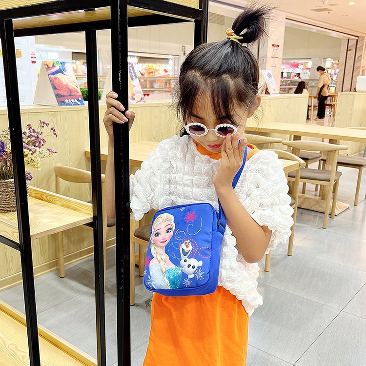 Frozen bolso para niños tesoro femenino lindo princesa bolso de mensajero Aisha regalo en vivo bolso de teléfono móvil de un solo hombro