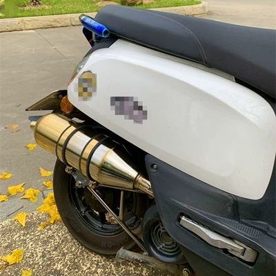rsz Kuqi model EFI back – Motorcycle exhaust pipe