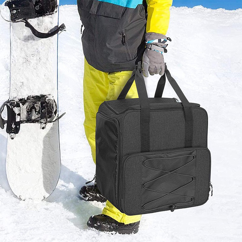 European standard ski bag, helmet storage, ski boot bag, PPWR sports tote bag, custom ski bag
