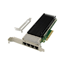 �m��Intel�������W��X710-T4 PCIe x8�Ŀ�10G RJ45�f�׹��w��̫�W