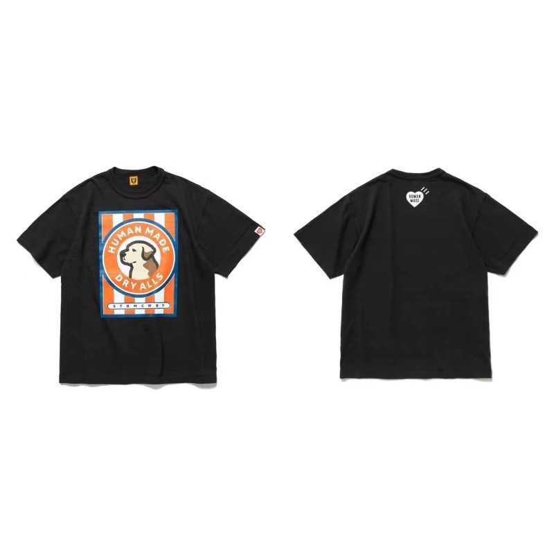 日本アメリカのトレンディなブランドヒューマンドラゴン年限定半袖メンズカップル夏の漫画動物 Tシャツ純綿トップ|undefined