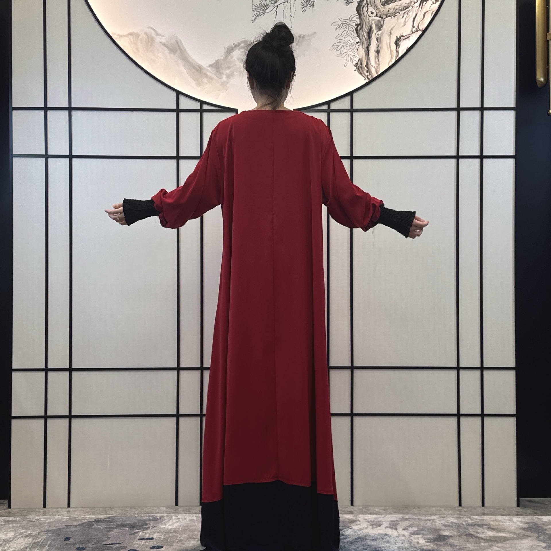 Women's Clothing new women's dress robe women's robe female Middle Eastern robe three piece dress_voghion.com