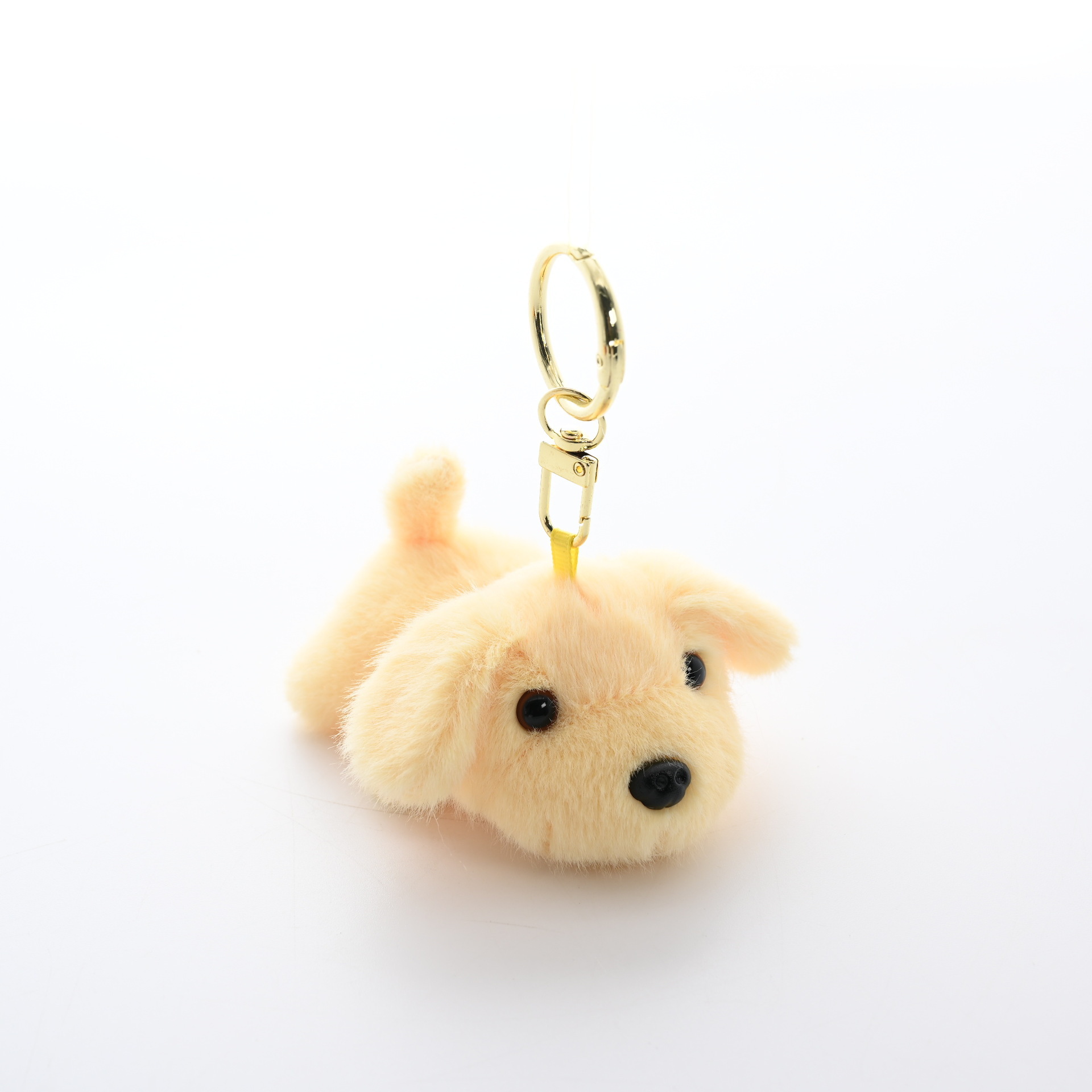 Cute 3 pulgadas cachorro serie de animales colgante llavero juguete de peluche muñeca