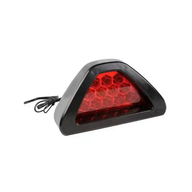 Автомобиль и мотоцикл светодиодные задние противотуманные фары F1 треугольник светодиодный тормозной всплеск сигнальная лампа стробоскоп задний пилотный фонарь