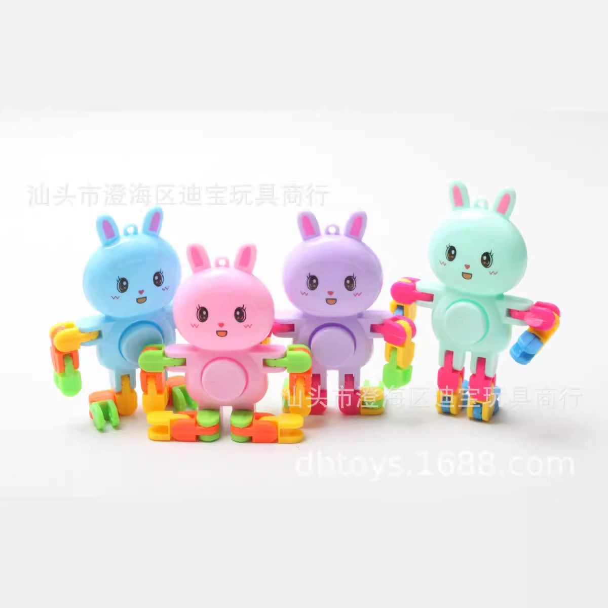 Кролик, вертушка, игрушка, 3 см, 100 мм, капсульная игрушка