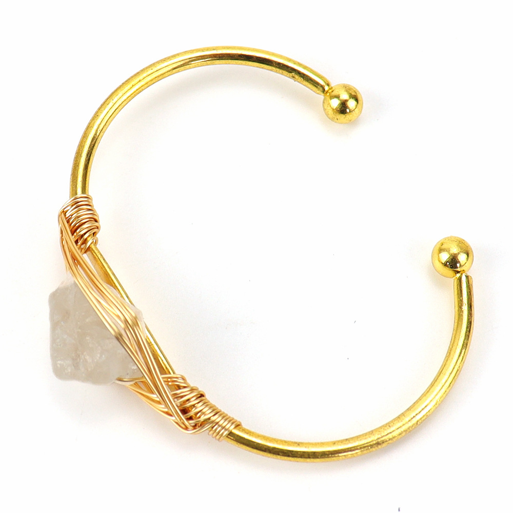 1 Piece Fashion Crystal Metal Plating Womenu0027S Bangle