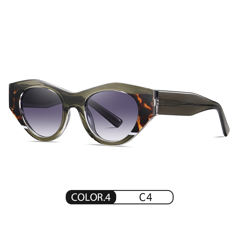 Nueva lente polarizada de placa hecha a mano S26104 gafas de sol europeas y americanas para mujer, gafas anti-azules populares de moda